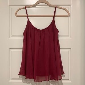 Express Maroon Blouse
